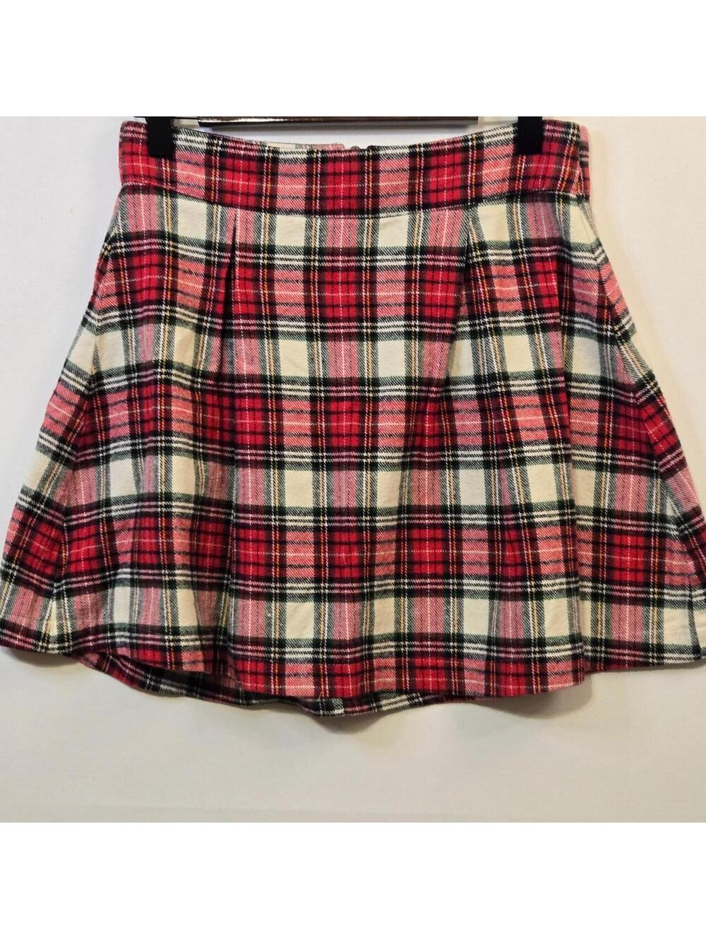 COPPER KEY TARTAN PLAID MINI SKIRT ❤️